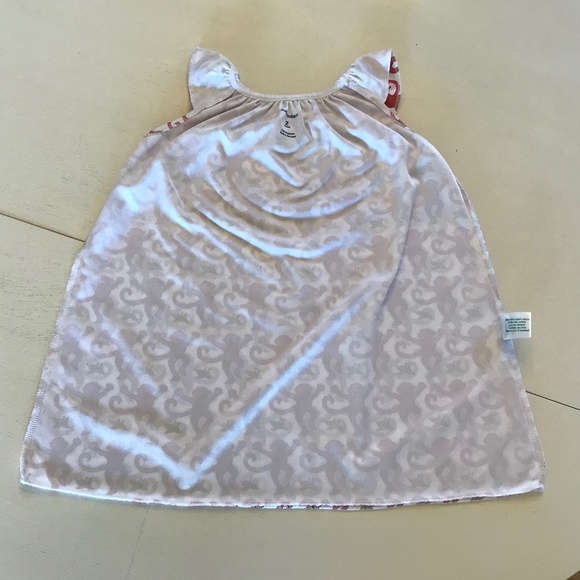 TRENDING 🔥 ROLLER RABBIT PINK MONKEY DRESS GOWN - Picture 5 of 10